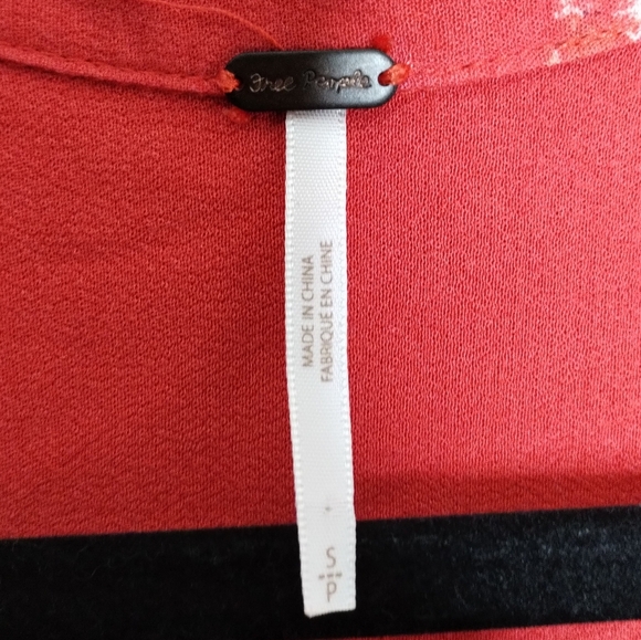 Free People Field Of Butterflies Semi-Sheer Tunic Size Small - Picture 5 of 7